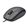 Logitech M100 Ambidextrous Optical USB Mouse, Black (910-001601)~#|#~F7E0C451-11C5-43DC-94CF4676AD40C503_sc7