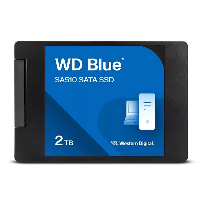 WD Blue SA510 2TB 2.5‑Inch SATA Internal Solid State Drive, 3D