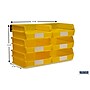 Triton Products LocBin Stackable Storage Bin, 5" x 11"x 10.87", Yellow, 6/Pack (3-235YWS)~#|#~F7E2FFDE-F8D4-47A5-B6F1B15DAA691A94_sc7