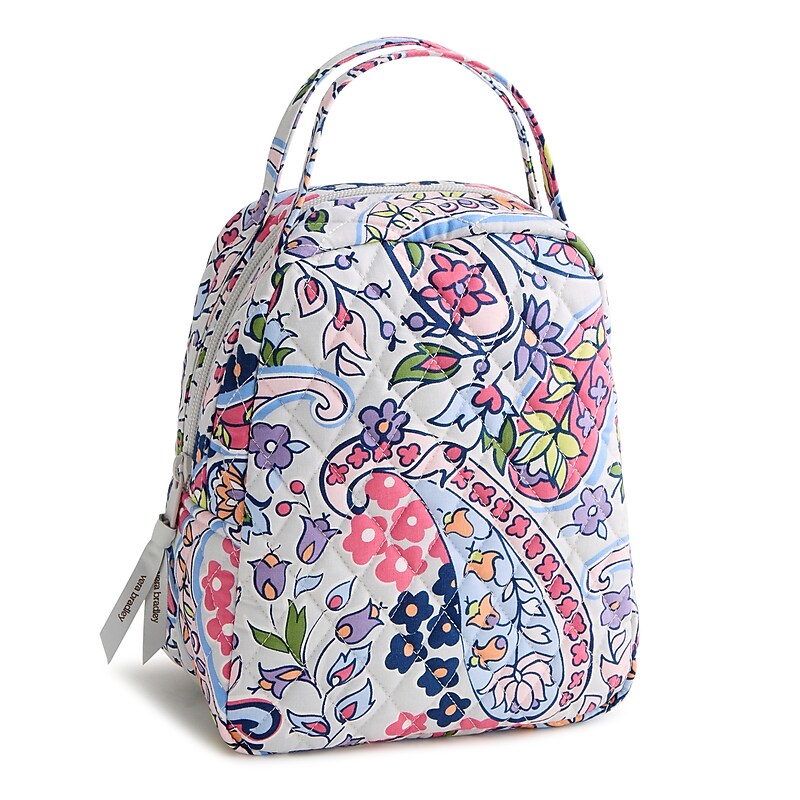 Vera Bradley Insulated Lunch Bag, Maddalena Paisley/Oyster Mushroom (55591-24143) image 1
