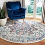 Safavieh Madison Collection 4' Round Indoor Area Rug, Machine Made, Cream/Blue (MAD473B-4R)~#|#~F7E9FA82-5E48-4FC2-A477D3B878FD3D17_sc7