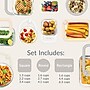 bentgo Signature Leak-Proof Glass Containers, 9/Set (BGSIGLPK1-WS)~#|#~F7EACFB8-E2DF-45A9-9182AC63E0B50E81_sc7