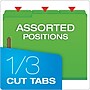 Pendaflex File Folder, 1-Tab, Assorted, Letter Size, Dark Green, 25/Box (15938GW)~#|#~F7EC45F2-88D2-4CF7-A0A62462719C83F0_sc7