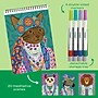 Lifelines FlowArt: Trace-To-Doodle Wild Style Coloring Book, 20 Pages (LL-16-3204)~#|#~F7EDDE1D-A1E8-46CB-BB6DBA3BA49A7BA7_sc7