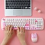 SaharaCase Wireless Ergonomic Keyboard and Mouse Combo, Pink (KB10)~#|#~F7EF40B7-AE77-4403-BC37F40C95114160_sc7