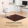 Anji Mountain Standard Bamboo Carpet & Hard Floor Chair Mat, 48" x 52", Dark Cherry (AMB24013)~#|#~F7F69857-7A03-4BBE-AE641A753F0DDAF5_sc7