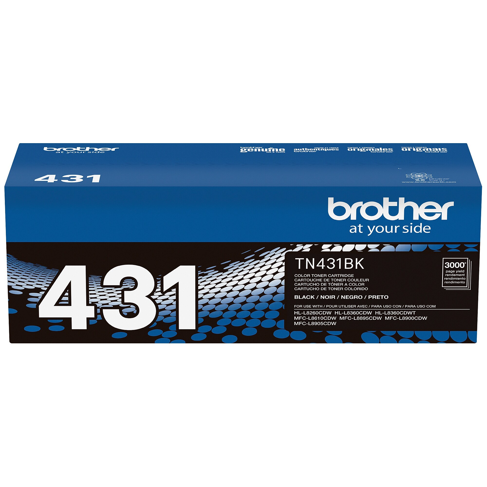 Brother TN-431 Black Standard Yield Toner Cartridge, Print Up to 3,000 Pages (TN431BK) Sansujyuku sansujyuku.com