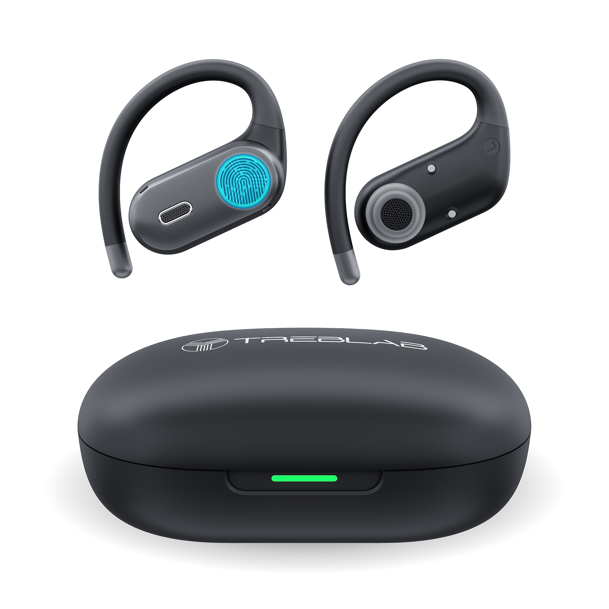 Treblab X-Smart AI Wireless Translation Earbuds, Bluetooth, Black Simolary simolary.com