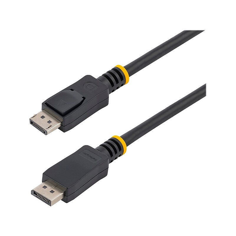 StarTech 6' 4K DisplayPort to DisplayPort Cable, Male to Male, Black, 10/Pack (DISPLPORT6L10PK) image 1