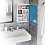 Viva Comfort Dual Lock Surface-Mount Medicine Medical Cabinet, 1.1 cu. ft., Blue (ADI999-04-BLU-MK)~#|#~F7FDD057-FDEC-43C5-92396D0858E0883A_sc7