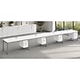 Boss Office Products Simple System 66"W Desk with Pedestal, White, 4/Set (SGSD010-102-WT)~#|#~F7FE1124-1411-4F5E-B7F038BB9B87C6DE_sc7