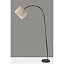 Adesso Chrystie 83.5"H Black Floor Lamp with Drum Shade (4053-01)~#|#~F7FEDE32-70FB-474B-AA72497449B54993_sc7