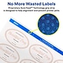 Avery Easy Peel Laser/Inkjet Oval Labels, 1 1/2" x 2 1/2", Glossy White, 180 Labels/Pack (22804)~#|#~F80146DE-F508-4CEF-85CE007EAD820E65_sc7