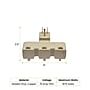 GoGreen Power 3-Outlet Tri Tap Adapter with Covers, Beige (GG-03431BE)~#|#~F8021CF1-F880-44B6-85ED99A6BE11A2E3_sc7