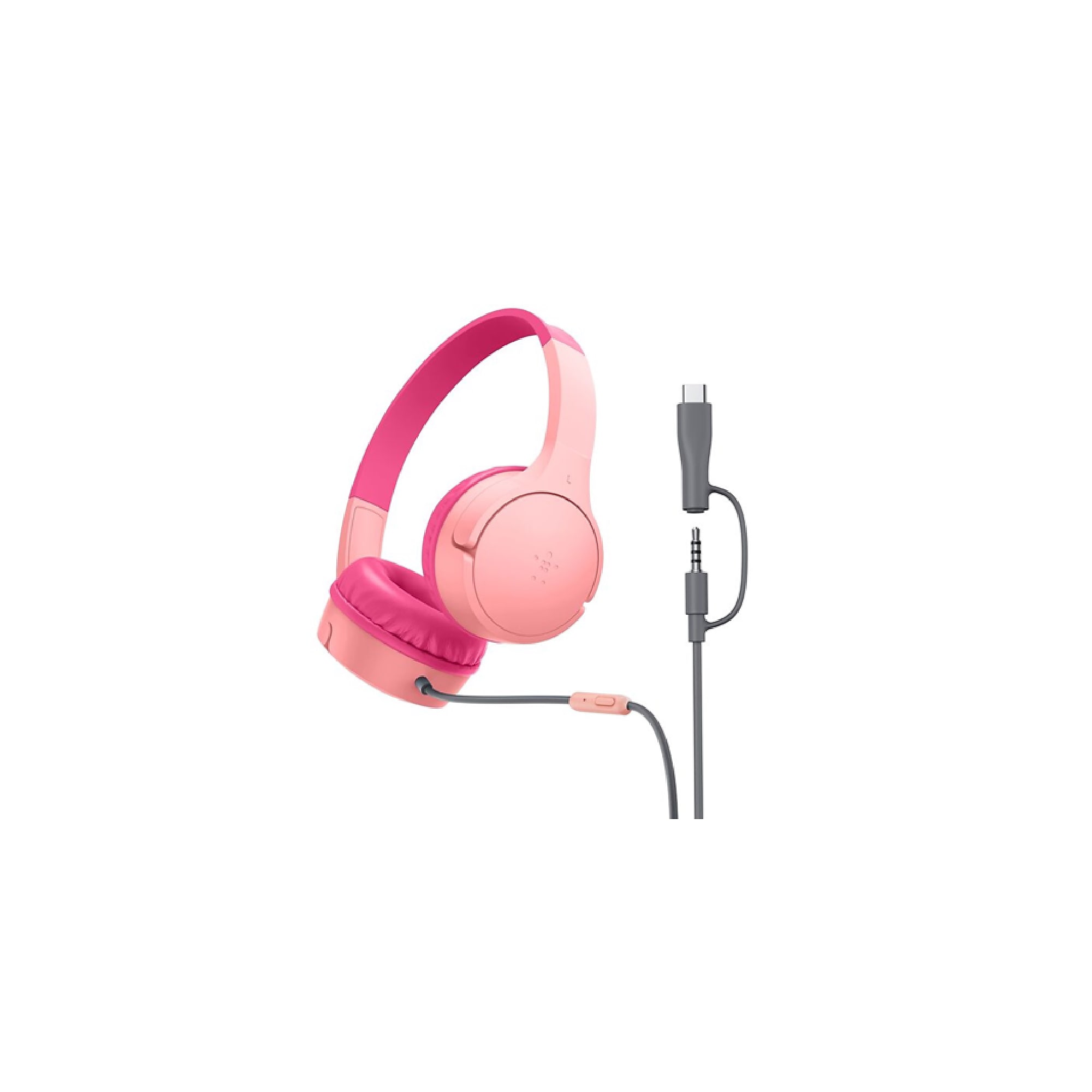 Belkin SoundForm Mini On-Ear Headphones for Kids, Pink (AUD010FQPK) Sansujyuku sansujyuku.com