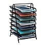 Mind Reader Metal Front Loading Letter Tray, Letter/Legal Size, Black (7TPAPER-BLK)~#|#~F81F046D-9AC6-4A5B-B4554418785ACD1A_sc7