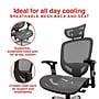 Staples Hyken Ergonomic Mesh Swivel Task Chair, Charcoal Gray (UN59464)~#|#~F81FF78D-921A-4D5B-9C087822FD09A63F_sc7