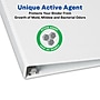 Avery TouchGuard Protection Heavy Duty 3" 3-Ring View Binders, Slant Ring, White (17144)~#|#~F82112A9-1A84-4530-B9C58A4FFF5B0146_sc7