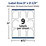 Avery Laser/Inkjet Decorative Edge Multipurpose Labels, 3" x 2.25", White, 900 Labels/Box (94126)~#|#~F826CFB4-BF9D-4F3E-93F9055BB6E1FAC0_sc7