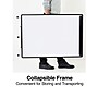 Staples Presentation Flip Chart Easel, White Steel (28217US/50445US)~#|#~F8289AAA-D91C-4883-B59EFB0EC924B5DA_sc7