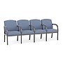 Lesro Weston 4-Seat Tandem Seating, Chambray Light Navy/Pewter (WS4103.WPW-01CHLN)~#|#~F82A41C2-182B-4BA6-881AC35A0520DC8F_sc7