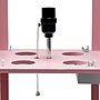 Creekwood Home Classix 62.5" 3-Tier Storage and Display LED Floor Lamp with Charging Ports & Outlet, Light Pink (CWF-3009-LP)~#|#~F82FAF9F-F5A2-4CE6-B040C1CE3E5205A2_sc7
