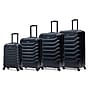 InUSA Endurance 4-Piece Hardside Spinner Luggage Set, TSA Checkpoint Friendly, Black (IUENDSMLXL-BLK)~#|#~F837555D-D40A-41D3-87A82011454DE80E_sc7
