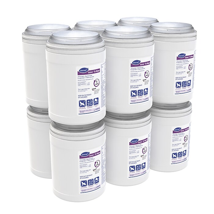 Oxivir Disinfecting Wipes, 160/Box, Fragrance-Free, 12/Carton