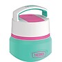 Thermos Teal Glow Pop Collection Stainless Steel Insulated Food Jar, 2-Compartment, 12 oz. (EAIS3106TL4)~#|#~F83B0C42-B4FC-4EB6-9E559CC9B038C8F6_sc7