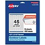 Avery Barbell Laser Multipurpose Labels, 0.5" x 2.5", White, 450/Pack (19479399156)~#|#~F83C8A6A-4FEE-4AB4-87631A0357F5795A_sc7
