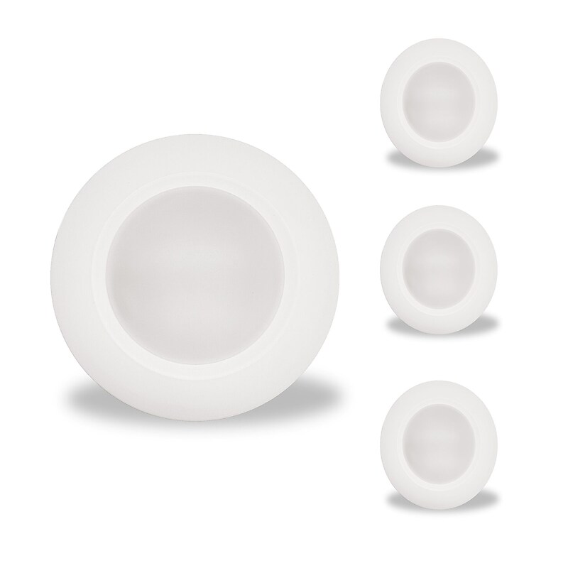 Bulbrite 14 Watt 7" LED Disc Light, 5CCT Selectable - 27/30/35/40/50K, 1100 Lumens, 4/Pack (862881) image 1