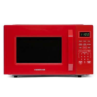 Farberware 1.1 cu. ft. Countertop Microwave, Red (FMO11WEIRD) Simolary simolary.com