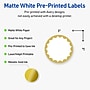 Avery Laser/Inkjet Circle Multipurpose Labels, 3" Dia., White, 60/Pack (S00DK0)~#|#~F848B71F-B1F0-4E11-A365935FDDF9C303_sc7
