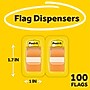 Post-it Flags, 1", Orange, 100 Flags/Pack (680-0E2)~#|#~F84C536C-731E-4ACB-B4EB024AB2481DCC_sc7