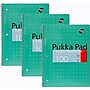 Pukka Pad Metallic 1-Subject Notebooks, 8" x 10.5", College Ruled, 100 Sheets, Green, 3/Pack (8795-MET)~#|#~F84CADD1-F911-4A4F-A2E154F064904690_sc7