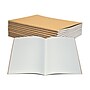 Better Office Composition Notebooks, 5.5" x 8.3", Narrow Ruled, 30 Sheets, Kraft, 12/Pack (25020-12PK)~#|#~F84D159A-D75F-441A-A2C0C140D2A13F50_sc7