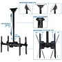 Mount-It! Adjustable Heavy Duty Dual TV Ceiling Mount For 32" - 77" Screens (MI-510)~#|#~F84DBEF7-C43F-4E95-AE63BBFF38766152_sc7