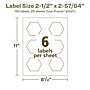 Avery EcoFriendly Laser/Inkjet Decorative Edge Multipurpose Labels, 2-1/2" x 2-57/64", White, 150/Pack (94121)~#|#~F84F34E1-39ED-4EF8-B6A0740C296E4AA4_sc7