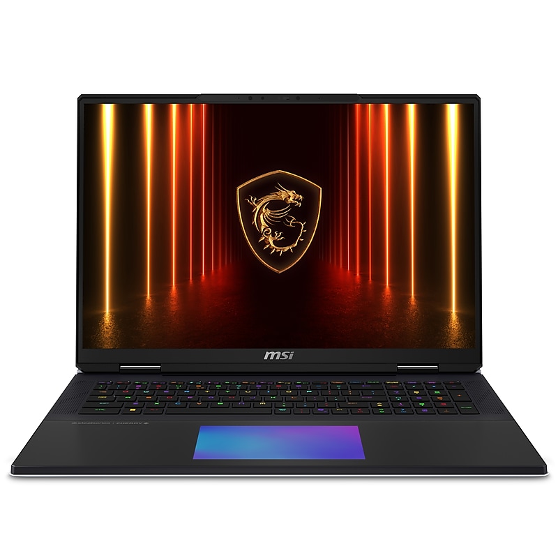 MSI Titan 18 HX AI 18" UHD+ 120Hz Gaming Laptop, Intel Ultra 9-285HX, NVIDIA RTX 5080, 96GB RAM, 4TB SSD, Windows 11 Pro image 1