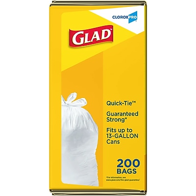 Glad Quick Tie Kitchen Trash Bag - Thumbnail 3