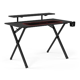 Whalen Asherton 60 W L Shaped Computer Desk Fawn Aged Oak SPUS ASHD Staples