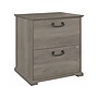 Bush Furniture Homestead 2-Drawer Lateral File Cabinet, Letter/Legal Size, Lockable, Driftwood Gray (HOF129DG-Z)~#|#~F85CDDAE-9274-4197-BCB9229A2B9F2FEE_sc7