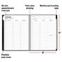 2027 Staples 8" x 11" Weekly & Monthly Appointment Book, Plastic Cover, Assorted Colors (ST12940-27)~#|#~F85F6AA6-59A3-47DD-AAB435F59F627387_sc7