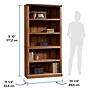 Sauder Select 70"H 5-Shelf Bookcase, Washington Cherry (414356)~#|#~F85F7F8C-ACA6-4DF0-B0E387622ADB767F_sc7