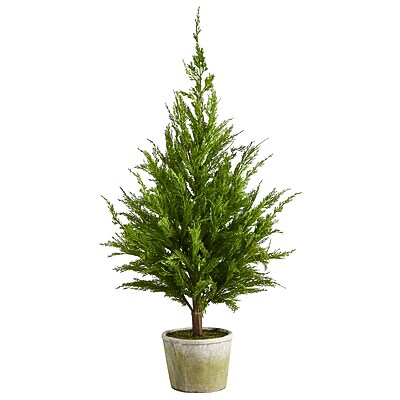 Cedar Pine Natural Look Artificial Tree - Thumbnail 2