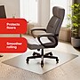 Staples Office Chair Mat, Clear Floor Mats, Medium-Pile Carpets, 60 x 46 Inch, Smooth Glide~#|#~F87034E6-0973-430D-866B56042E64B732_sc7