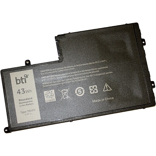 Battery Technology LiIon Replacement Battery for Dell Laptops, 3873mAh