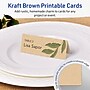 Avery Integrated Cards, 1-7/16" x 3.75", Matte Kraft Brown, 60/Pack (95289)~#|#~F875709D-9ED7-415B-B7EADD1D6BD25961_sc7