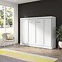 Bestar Pur 85W Queen Horizontal Murphy Bed for Modern Living, White (26186-000017)~#|#~F876F139-C1D9-4C3C-B16C8298EF3B8A9A_sc7