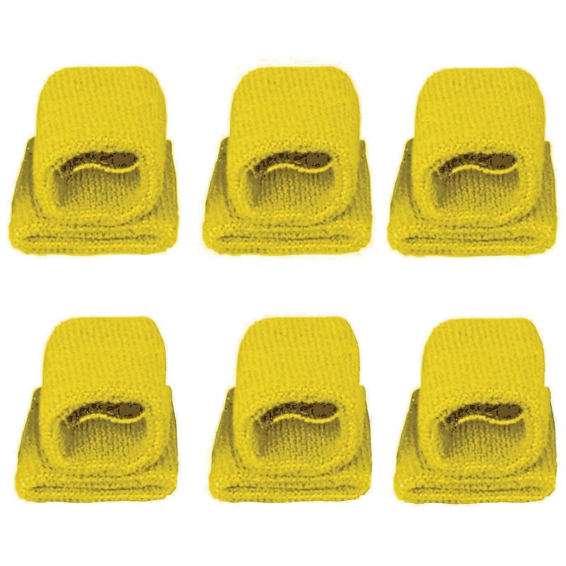 Spectrum 2 1/2" Individual Color Wristband Set, Yellow (W10305002) image 1